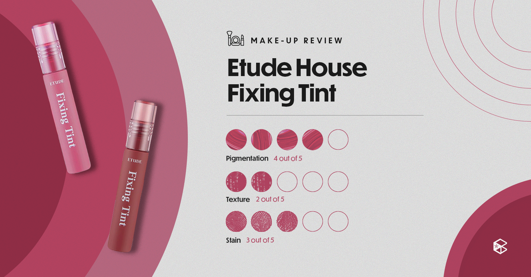 Etude House Fixing Tint; Layout By Reina Cruz