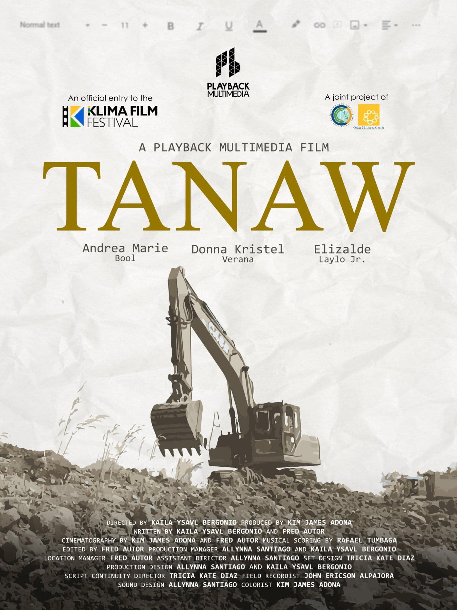 Tanaw Poster