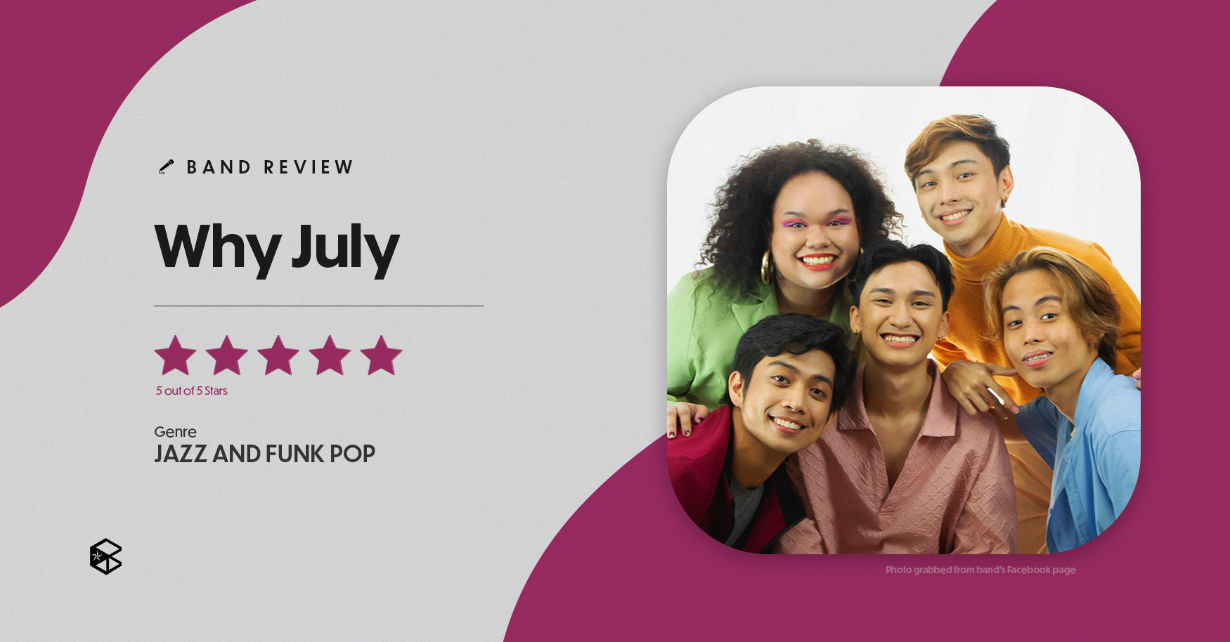 Why July; Layout Banner By Reina Cruz