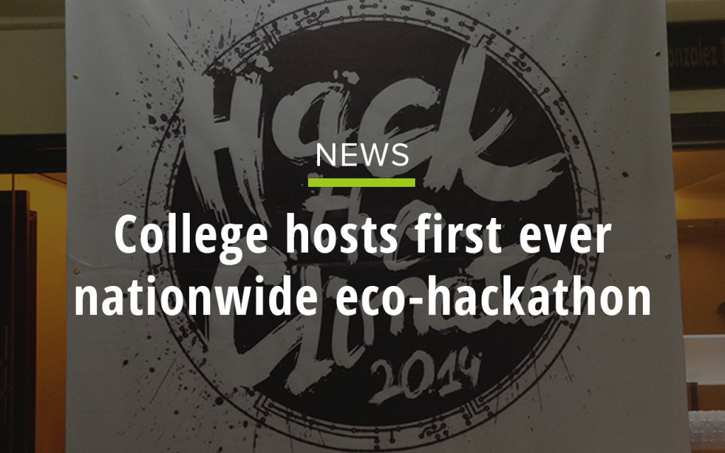 College hosts first ever nationwide eco-hackathon